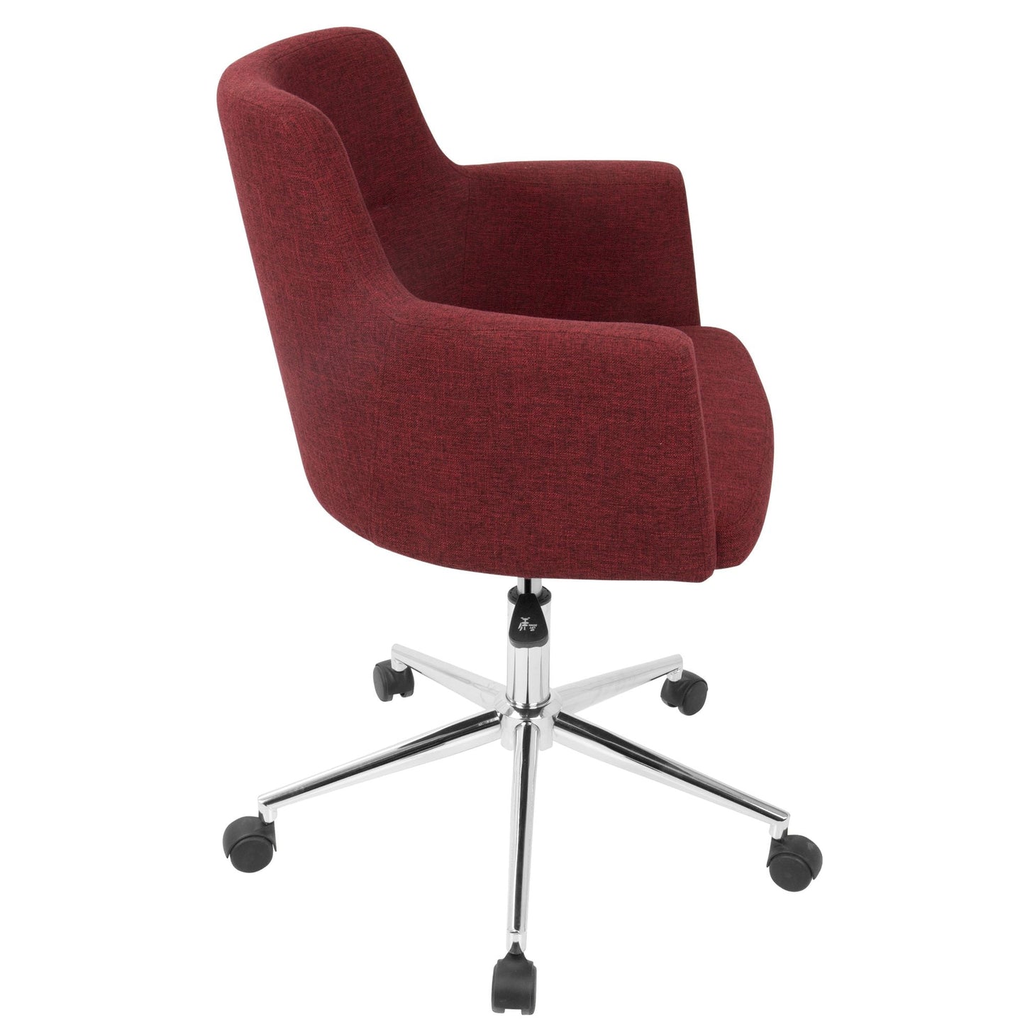 Andrew Contemporary Adjustable Office Chair in Red by LumiSource