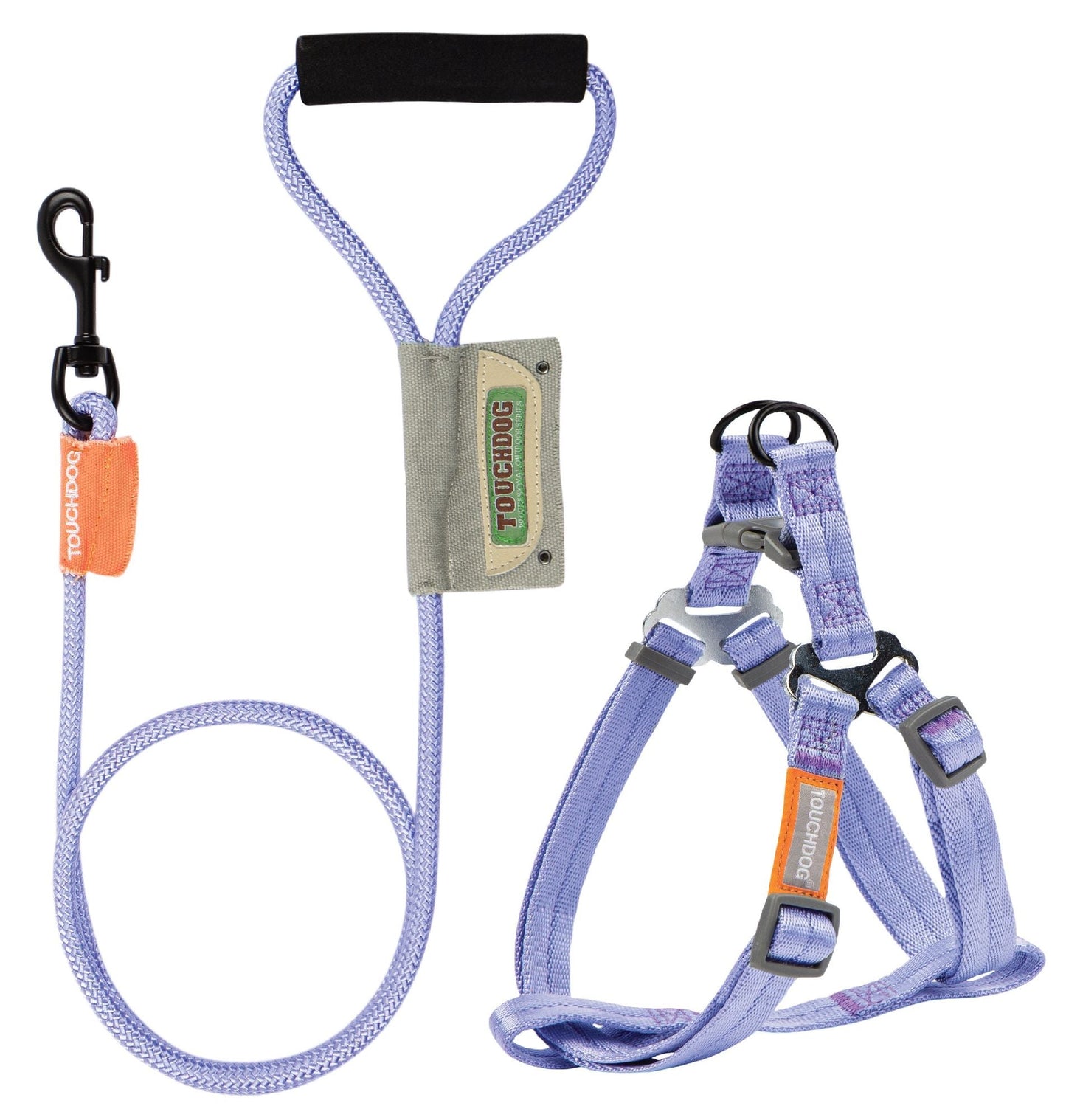 Touchdog 'Macaron' 2 - in - 1 Durable Nylon Dog Harness and Leash