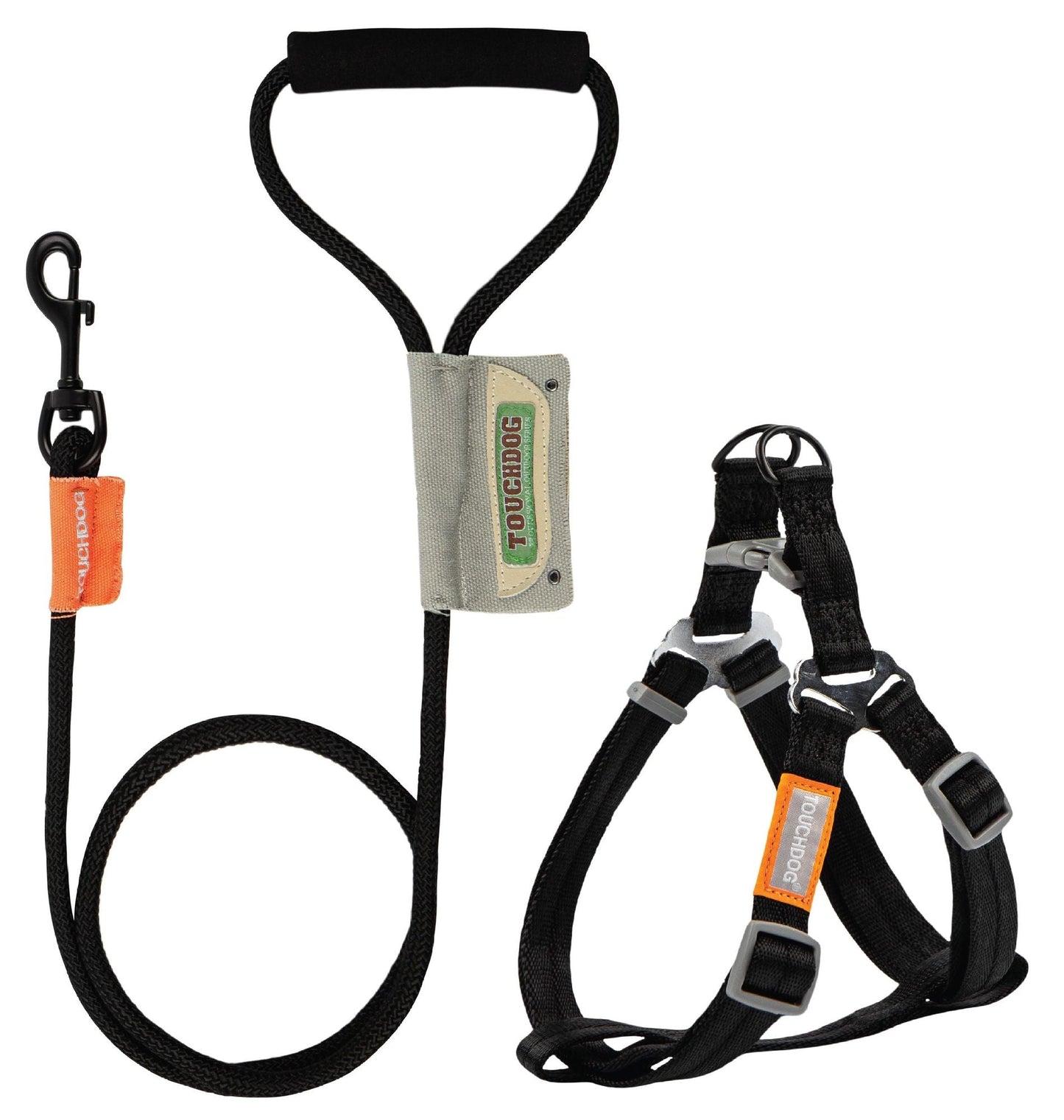 Touchdog 'Macaron' 2 - in - 1 Durable Nylon Dog Harness and Leash