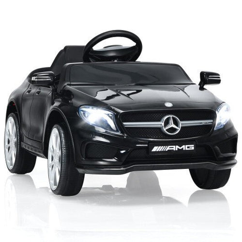 12V Electric Kids Ride On Car with Remote Control - Black - Color: Black