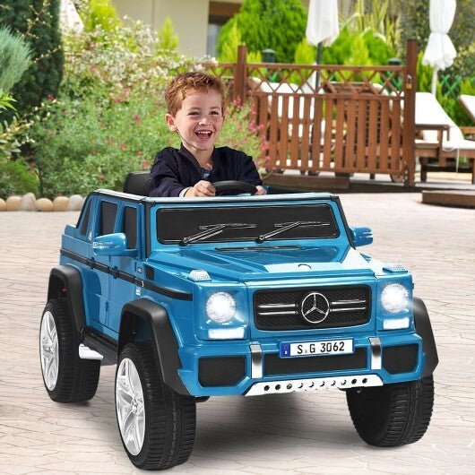12V Licensed Mercedes - Benz Kids Ride On Car - Navy - Color: Navy - Asmota