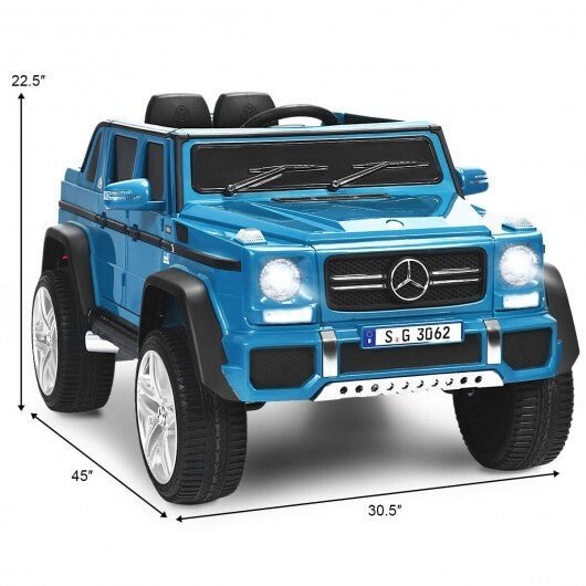 12V Licensed Mercedes - Benz Kids Ride On Car - Navy - Color: Navy - Asmota