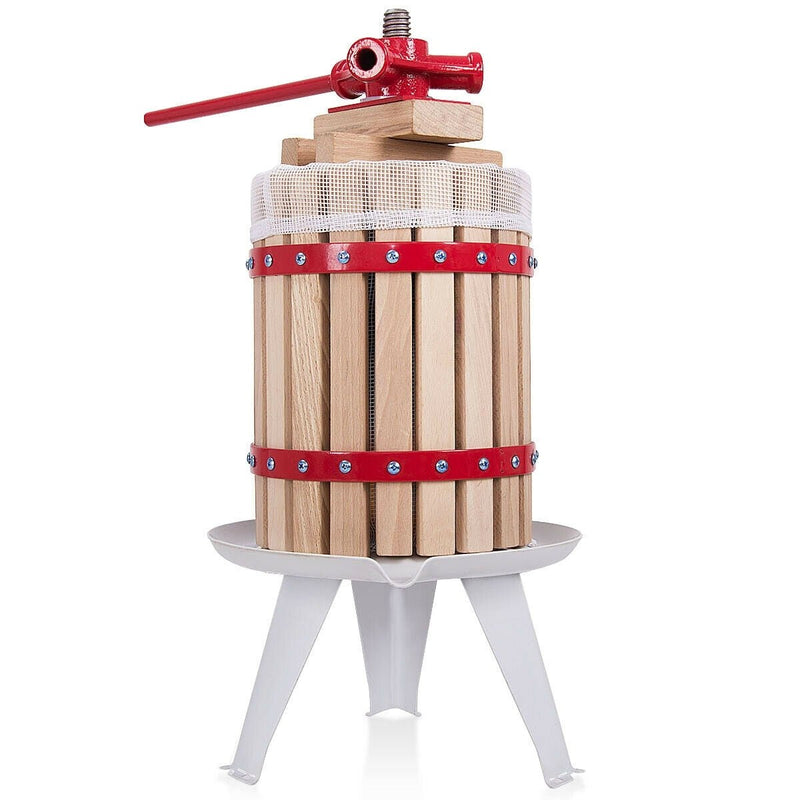 1.6 Gallon Fruit Wine Press Cider Juice Maker Tool - Color: Natural - Asmota