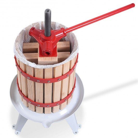 1.6 Gallon Fruit Wine Press Cider Juice Maker Tool - Color: Natural - Asmota