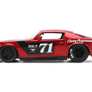 1971 Chevrolet Camaro #71 Red Metallic with Black Stripes 