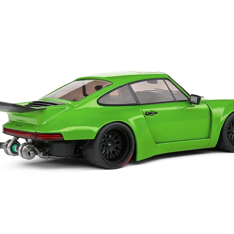 2022 Porsche 911 KS - R Green Metallic 1/18 Diecast Model Car by Solido - Asmota