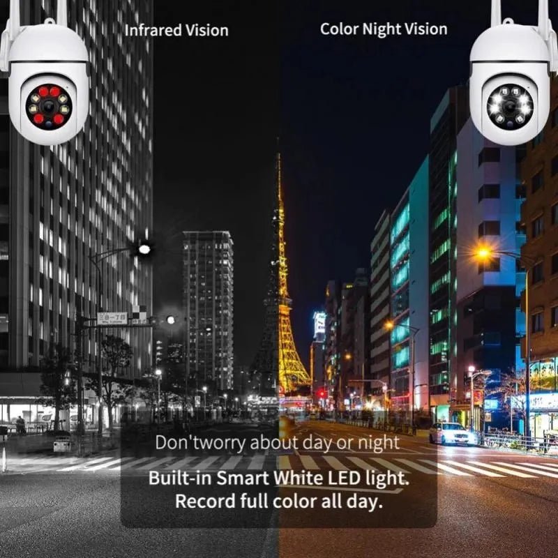 2.4G WiFi Security Camera Night Vision 2MP 1080P HD Wireless IP Camera 360 Rotating Remote Surveillance Cameras Indoor Monitoring - Asmota