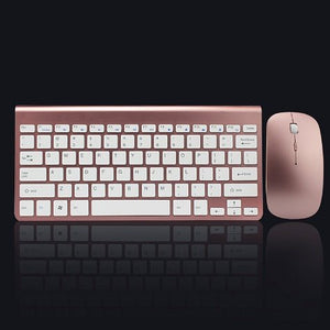 2.4G Wireless Keyboard And Mouse Protable Mini Keyboard Mouse Combo Set For Notebook Laptop Mac Desktop PC Computer Smart TV PS4