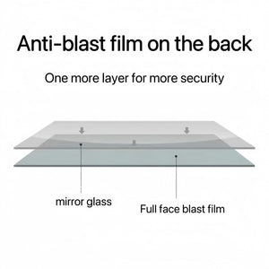 28*60inch LED Bathroom Vanity Mirror ,wall mirror,Anti - Fog, Dimmable,Shatter - Proof Tempered Glass, Ideal for Bathroom Wall Decor, Beauty Makeup and Shaving