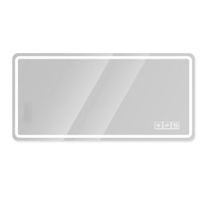 28*60inch LED Bathroom Vanity Mirror ,wall mirror,Anti - Fog, Dimmable,Shatter - Proof Tempered Glass, Ideal for Bathroom Wall Decor, Beauty Makeup and Shaving