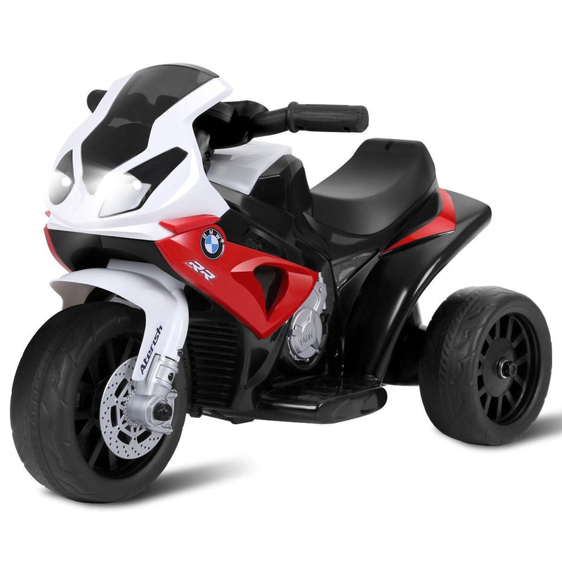 6V Kids 3 Wheels Riding BMW Licensed Electric Motorcycle - Red - Color: Red - Asmota