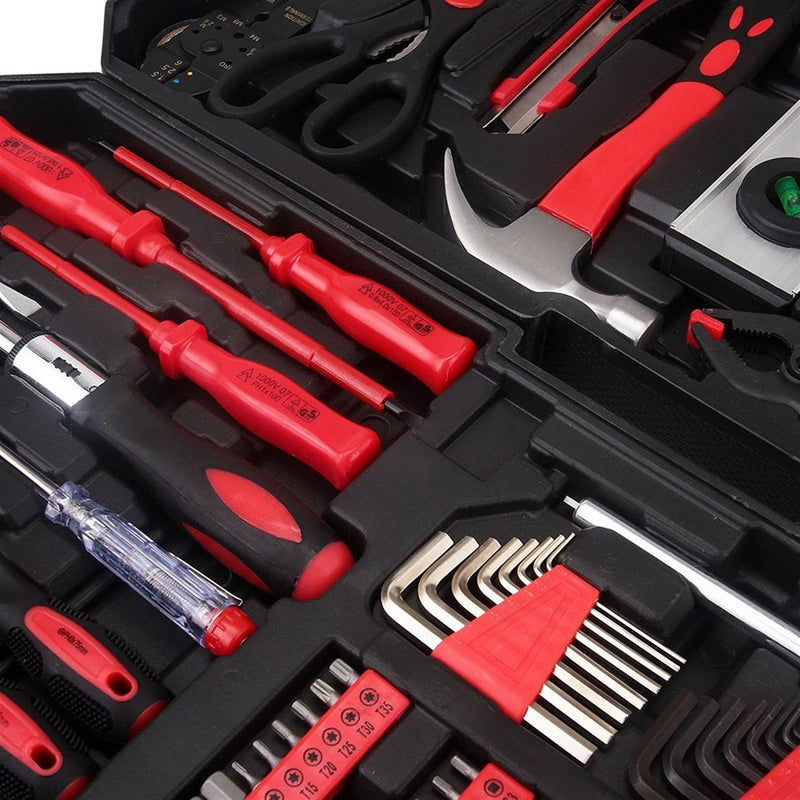 799pcs Aluminum Trolley Case Tool Set Silver - Asmota