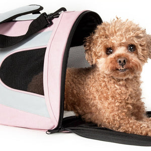 Airline Approved Folding Zippered Sporty Mesh Pet Carrier
