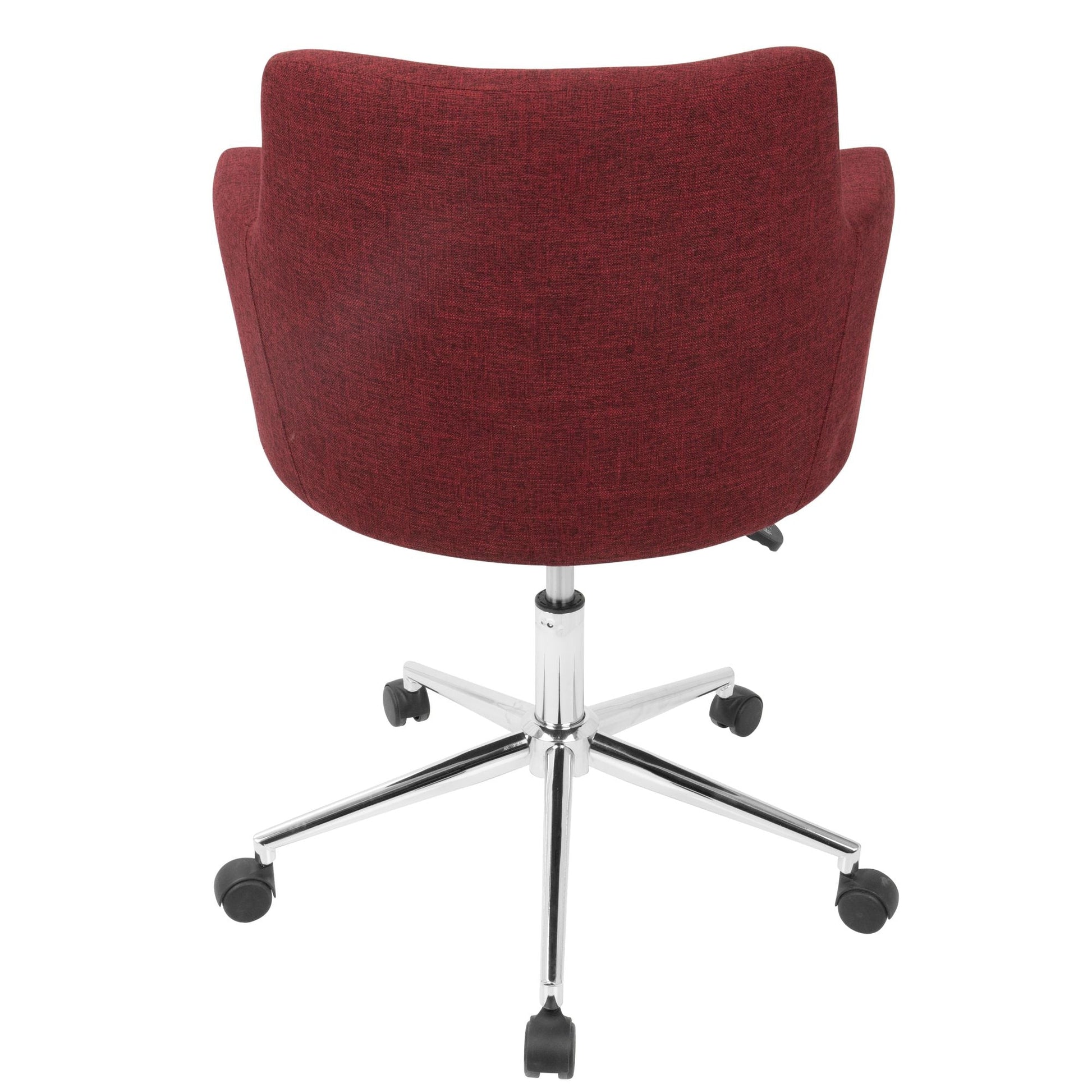 Andrew Contemporary Adjustable Office Chair in Red by LumiSource