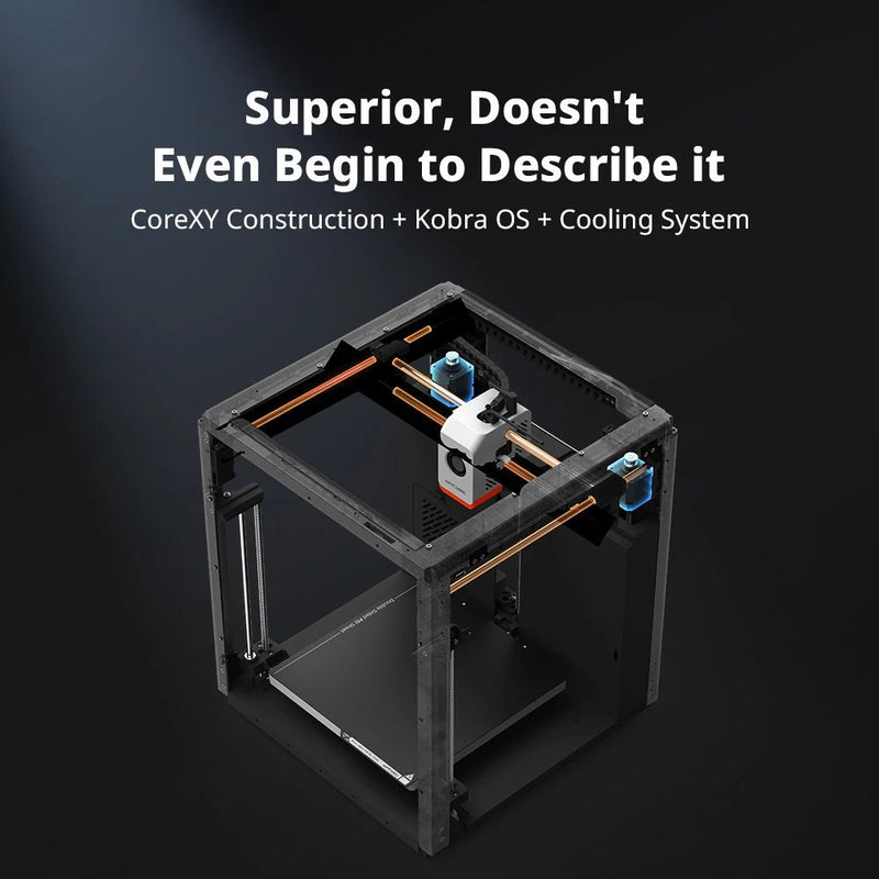 Anycubic Kobra S1 Combo Multi - Color 3D Printer High Precision Core XY Stable Structure Ultra - Quiet Max Speed 600mm/s 3D Printer - Asmota
