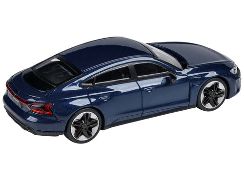 Audi E - tron GT RS Ascari Blue Metallic 1/64 Diecast Model Car by Paragon Models