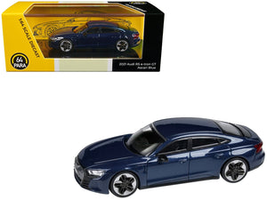 Audi E - tron GT RS Ascari Blue Metallic 1/64 Diecast Model Car by Paragon Models