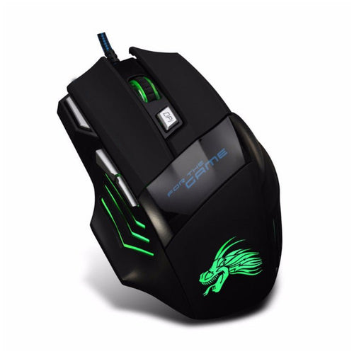 Bingdian Cross - border Supply New Factory Wholesale 7 - key Colorful Breathing Light Backlit E - sports Gaming Mouse For PlayerUnknown's Battlegrounds