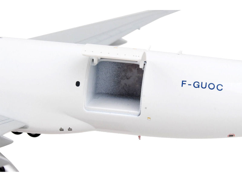 Boeing 777F Commercial Aircraft "Air France Cargo" White with Striped Tail "Gemini 200 - Interactive" Series 1/200 Diecast Model Airplane by GeminiJets - Asmota