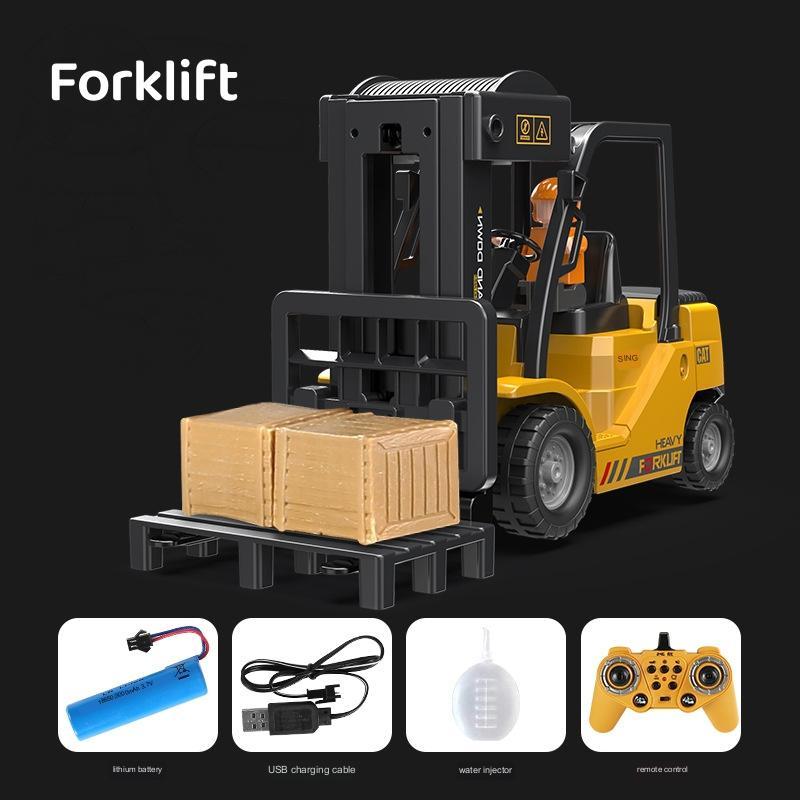 Children's Simple Alloy Charging Excavator Toy Car - Asmota