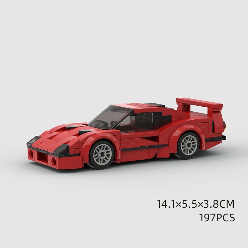 Children's Toys Car Model Sports Car And Small Particle Building Blocks MOC Educational Toys - Asmota