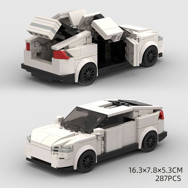 Children's Toys Car Model Sports Car And Small Particle Building Blocks MOC Educational Toys - Asmota