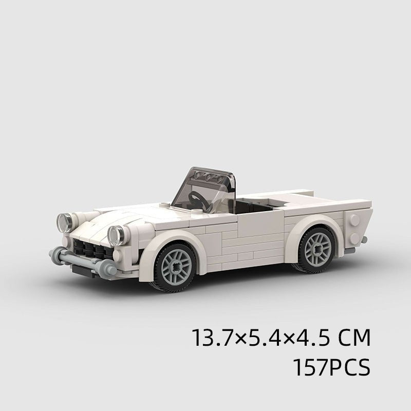 Children's Toys Car Model Sports Car And Small Particle Building Blocks MOC Educational Toys - Asmota