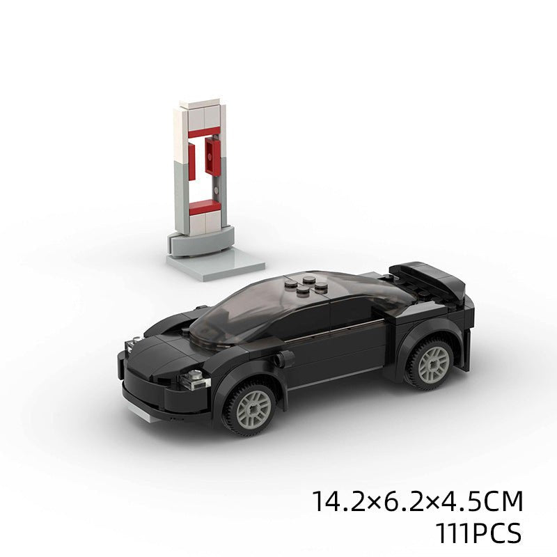 Children's Toys Car Model Sports Car And Small Particle Building Blocks MOC Educational Toys - Asmota