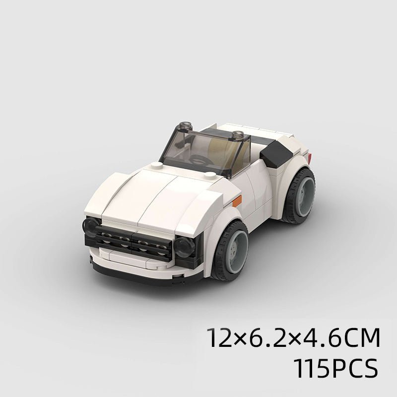 Children's Toys Car Model Sports Car And Small Particle Building Blocks MOC Educational Toys - Asmota