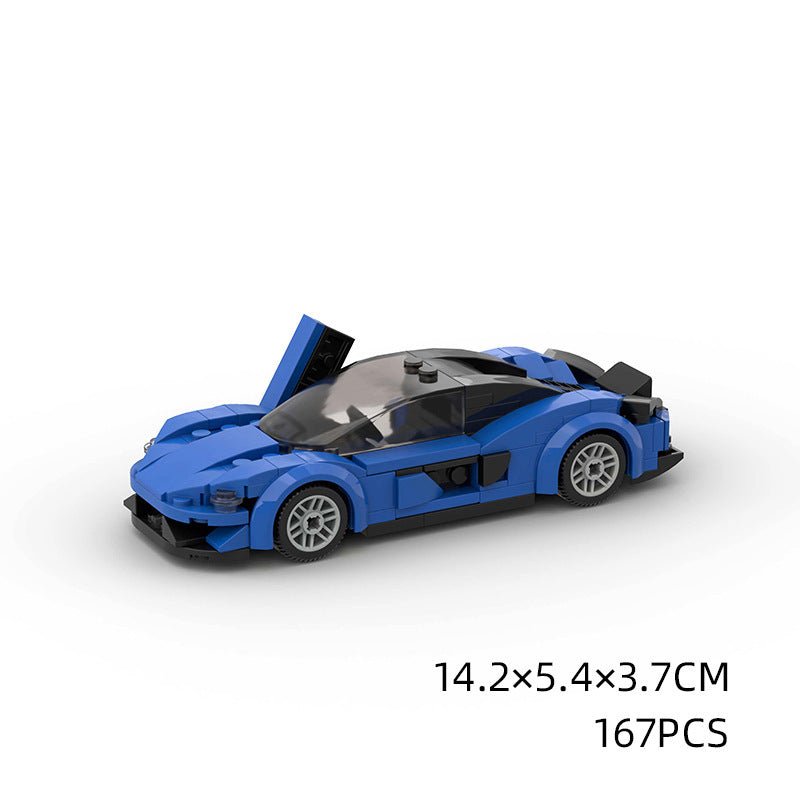Children's Toys Car Model Sports Car And Small Particle Building Blocks MOC Educational Toys - Asmota