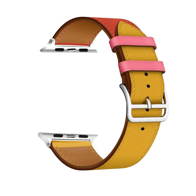 Contrast leather strap - Asmota