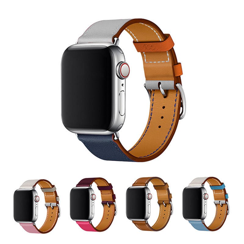 Contrast leather strap - Asmota