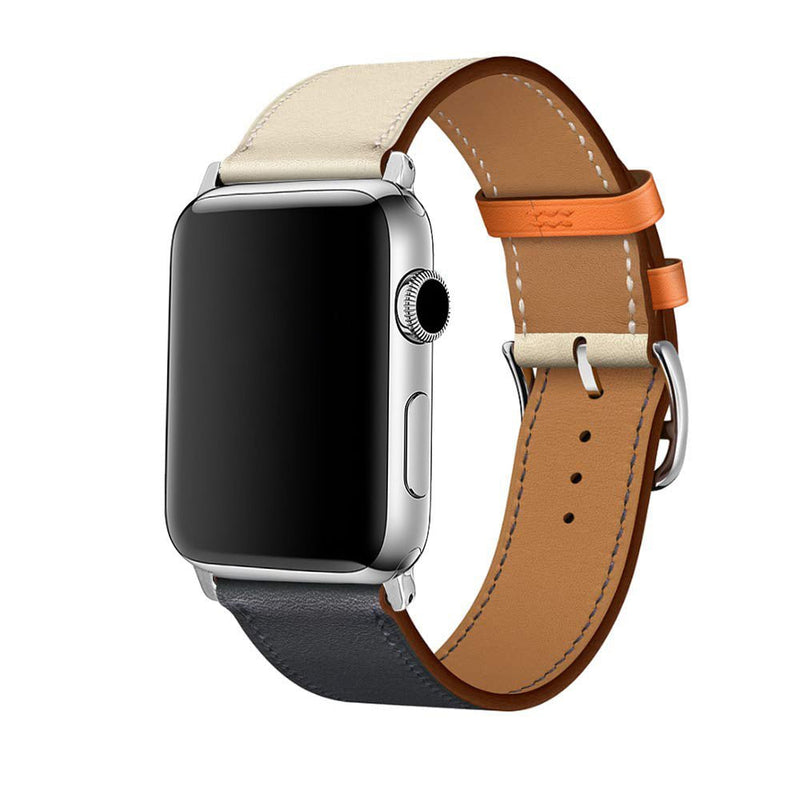 Contrast leather strap - Asmota