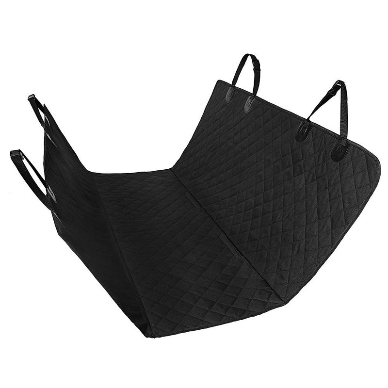 Dog Car Seat Cover View Mesh Pet Carrier Hammock Safety Protector Car Rear Back Seat Mat With Zipper And Pocket For Travel - Asmota