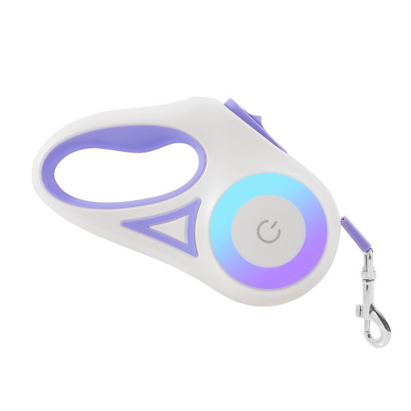 Dog Leash Retractable Leash And Dog Collar Spotlight Automatic Pet Dog Cat Traction Rope For Small Medium Dogs Pet Product - Asmota