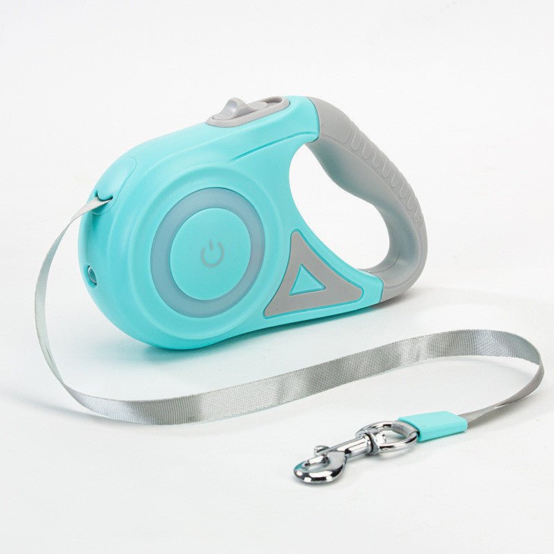 Dog Leash Retractable Leash And Dog Collar Spotlight Automatic Pet Dog Cat Traction Rope For Small Medium Dogs Pet Product - Asmota
