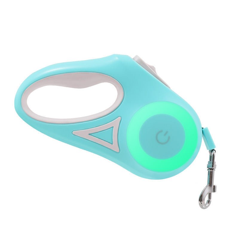 Dog Leash Retractable Leash And Dog Collar Spotlight Automatic Pet Dog Cat Traction Rope For Small Medium Dogs Pet Product - Asmota