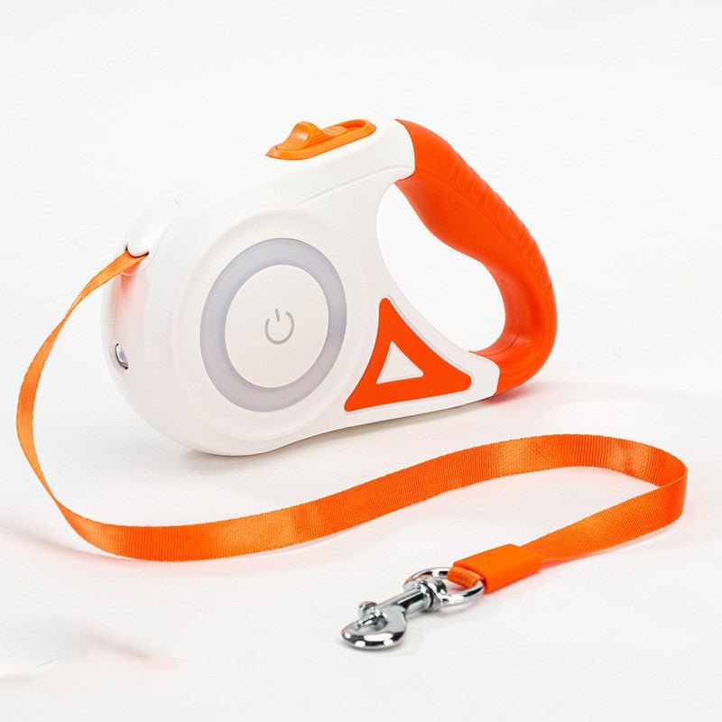 Dog Leash Retractable Leash And Dog Collar Spotlight Automatic Pet Dog Cat Traction Rope For Small Medium Dogs Pet Product - Asmota