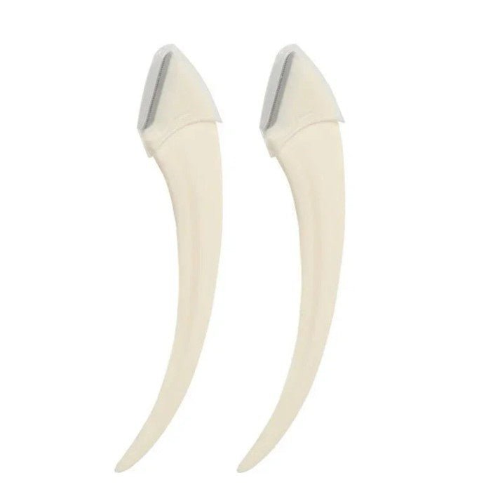 Eyebrow Trimming Knife With Comb Curved Moon Small Beauty Supplies Gadgets - Asmota