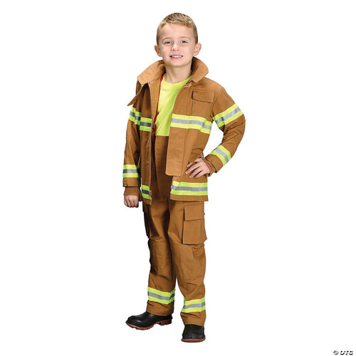 Fire fighter child tan med 6 - 8