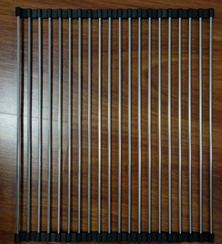 Folding Kitchen Drain Sink Rack Stainless Steel - Asmota