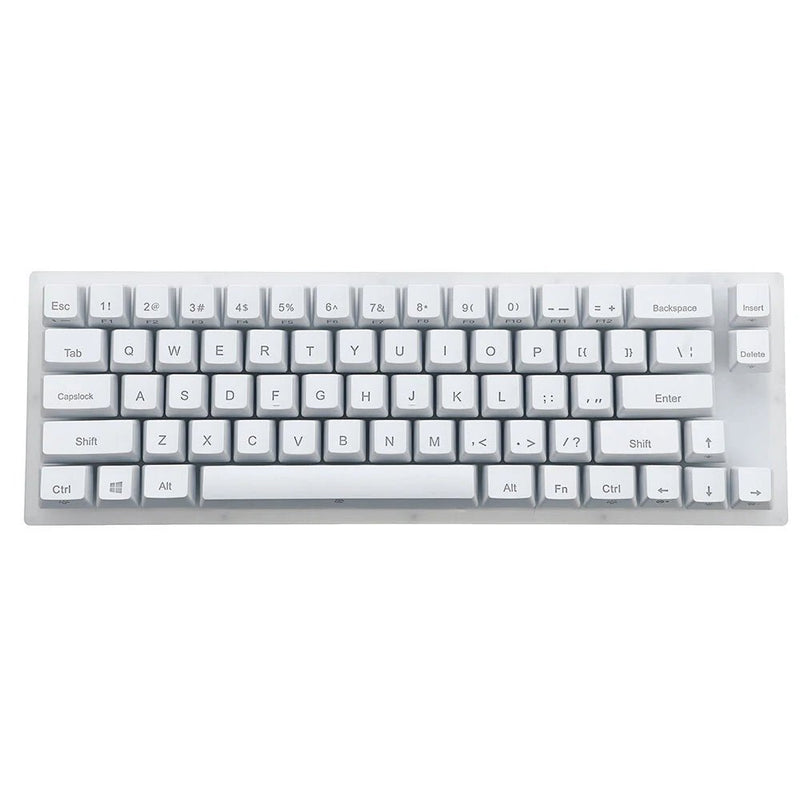GamaKay K66 Mechanical Keyboard 66 Keys Gateron Switch Hot Swappable Tyce - C Wired RGB Backlit Gaming Keyboard with Crystalline Base for PC Laptop - Asmota