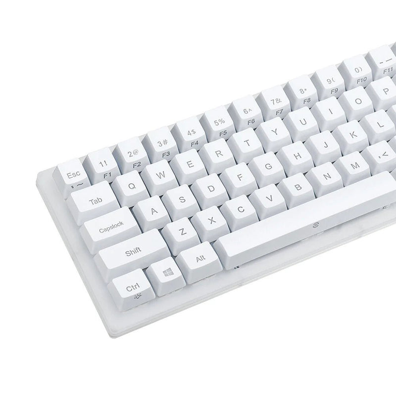 GamaKay K66 Mechanical Keyboard 66 Keys Gateron Switch Hot Swappable Tyce - C Wired RGB Backlit Gaming Keyboard with Crystalline Base for PC Laptop - Asmota