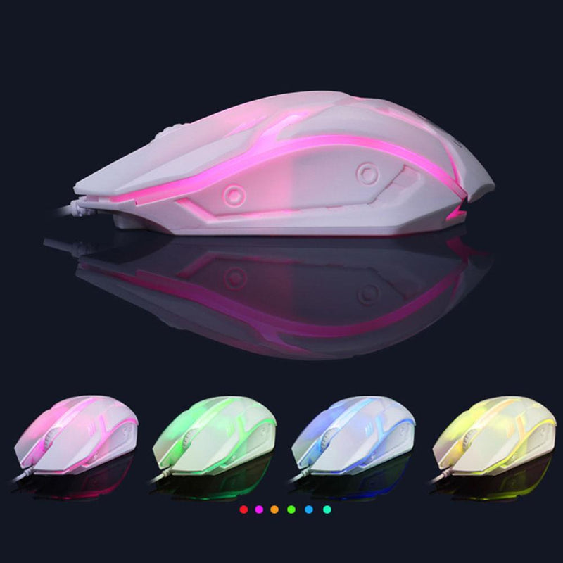 GTX300 Gaming CF LOL Gaming Keyboard Mouse Glowing Set - Asmota