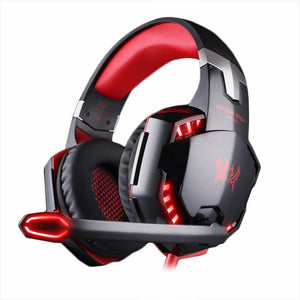 Head - Mounted Heavy Bass Gaming Headset With Microphone Noise Reduction