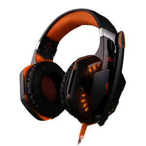 Head - Mounted Heavy Bass Gaming Headset With Microphone Noise Reduction