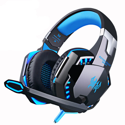 Head - Mounted Heavy Bass Gaming Headset With Microphone Noise Reduction
