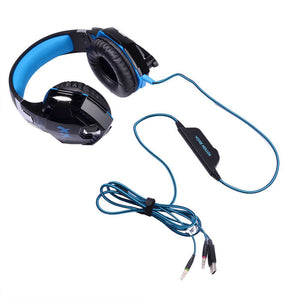 Head - Mounted Heavy Bass Gaming Headset With Microphone Noise Reduction