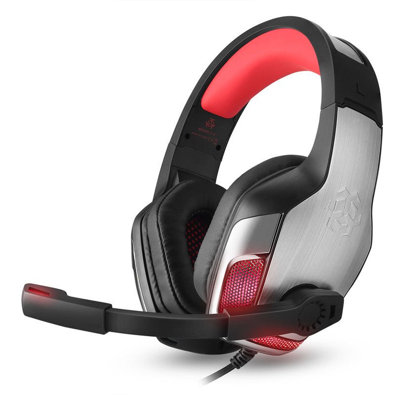Head - Mounted Luminous Heavy Bass Mobile Phone Music Headphones - Asmota