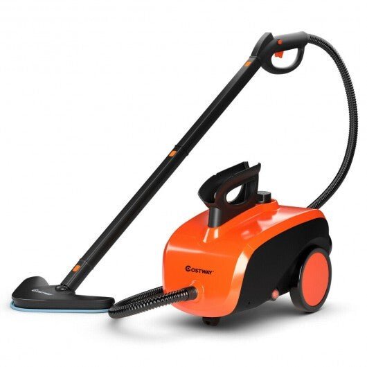 Heavy Duty Household Multipurpose Steam Cleaner with 18 Accessories - Color: Orange - Asmota